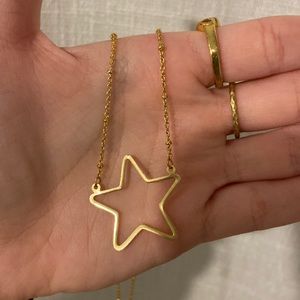 Gold Star Necklace